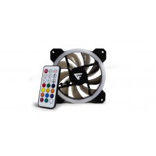 VENTILADOR GAME FACTOR FKG400 RGB, 120MM, 1500RPM, NEGRO - 3 PIEZAS