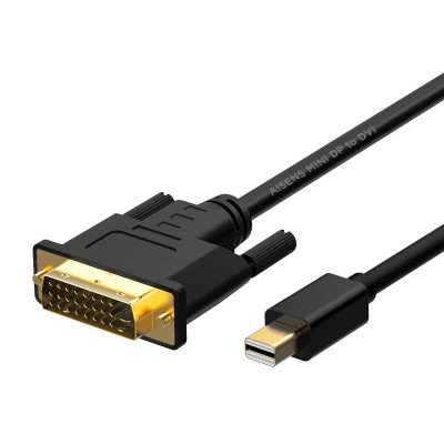 Aisens - Cable Conversor Mini Dp A Dvi, Mini Dp/M-Dvi/M, Negro, 2M