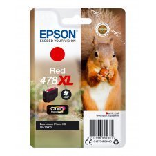 Cartucho Epson Squirrel Singlepack Red 478XL Claria Photo HD Ink C13T04F54010
