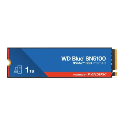 WD Blue SN5100 Disco Duro Solido SSD 1TB M2 PCI Express 4.0 NVMe Gen4 3D NAND