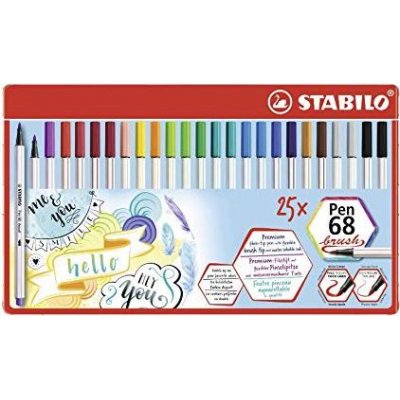 Pen 68 brush rotulador Multicolor 25 pieza(s)