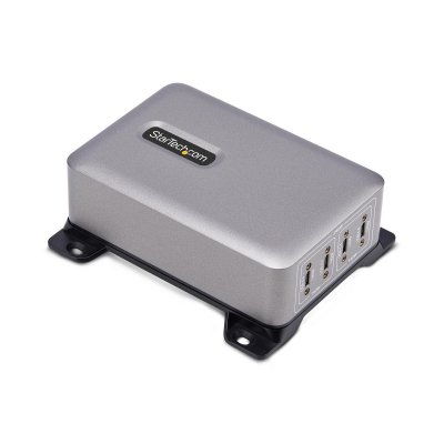 Cargador USB-C de 4 Puertos - Cargador USB Tipo C - Cargador para Portátil - Cargador para Móvil - Un Puerto 140W EPR - PD 3.1 - con Tornillos de Fijación - Total 240W