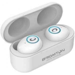 Auriculares BRIGMTON BML-16B Bluetooth blanco BASE