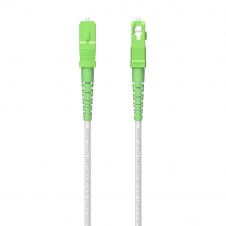 AISENS Cable Fibra Í?ptica Latiguillo G657A2 3.0 9/125 SMF Simplex CPR DCA LSZH, SC/APC-SC/APC, Blanco, 60 m
