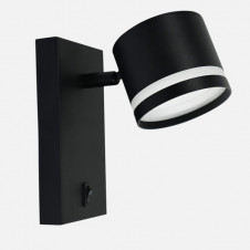 Aplique Ortiga 1 X Gx53 Negro 9w 800lm Orientable Bombilla Incluida 16x8,3x15,5cm