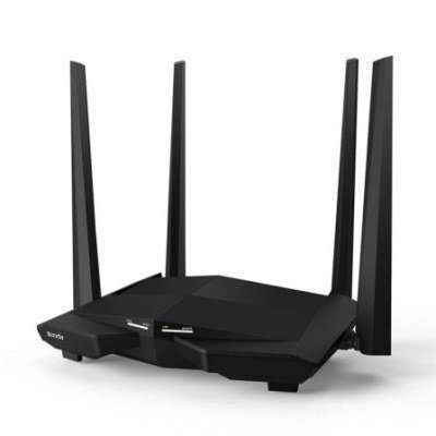 Router Inalámbrico Tenda AC10U 1200Mbps 2.4GHz 5GHz/ 4 Antenas 5dBi/ WiFi 802.11ac/n/a - n/g/b/3u