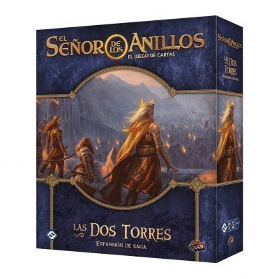 Juego de mesa juego de cartas el señor de los anillos las dos torres expansion de saga edad recomendada 14 años