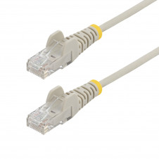 StarTech.com Cable de Red Ethernet CAT6 Delgado sin Enganches Gris de 5m - Cable RJ45 Snagless Slim 28AWG - Alambre de Cobre Puro - PoE 100W - con Ali