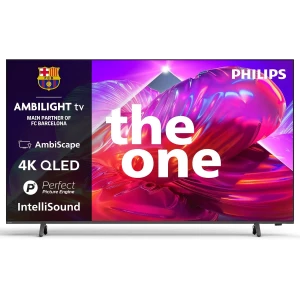 Televisor QLED Philips 75PQS9011/12 75 pulgadas, 4K, 120 Hz, Dolby Vision, Ambilight, Titan OS, negro