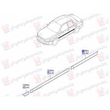 MOLDURA PUERTA TRASERA (O)