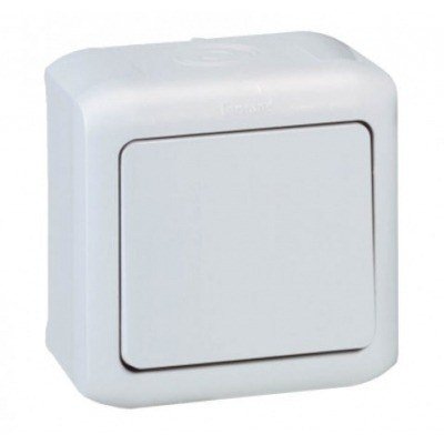 PULSADOR PLEXO GRIS IP44