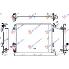 RADIATOR 1.2 Sce-TCE PETROL - 1.6 dCi DIESEL (540x440x26) (NRF)