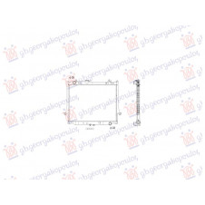 RADIATOR 2.5 DIESEL MANUAL/AUTOMATIC (765x595) (NRF)