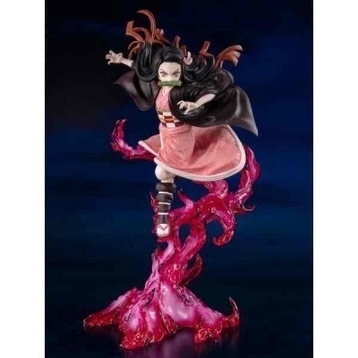 Figura tamashii nations kimetsu no yaiba demon slayer nezuko kamado blood demon art figuarts zero