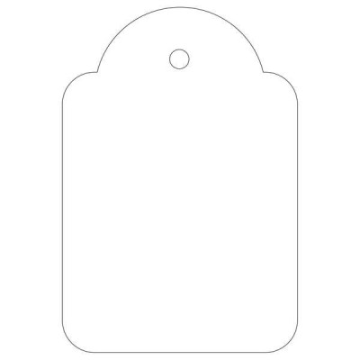 Apli Etiquetas Colgantes Blancas 36 x 53mm 100 U.