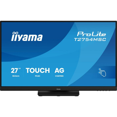 Monitor led 27 pulgadas iiyama t2754msc - b2ag ips - fhd - hdmi - vga - 83hz - 4ms - vesa 100x100