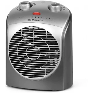 Calefactor vertical Orbegozo FH 5021, 2.200 W, gris