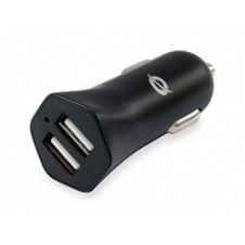 Cargador Coche Conceptronic 2usb-a 12w