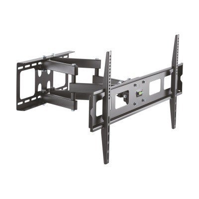 Aisens - Soporte Pro Giratorio, Inclinable Y Nivelable Para Monitor/Tv 60Kg De 37-90, Negro