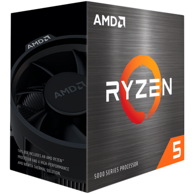 AMD Ryzen 5 5600 - hasta 4.4 GHz - 6 núcleos - 12 hilos - 35 MB caché - Socket AM4 - Box (necesita gráfica dedicada)