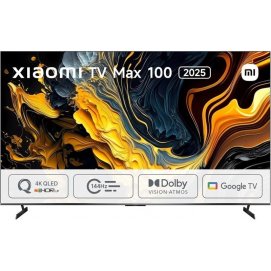 Televisión QLED Xiaomi 100 MAX 2025, 100", 4K Ultra HD, Google TV, 144HZ