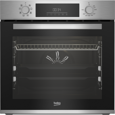 HORNO BEKO BBIM12301X MULT.8 A 3D 72L 2.GUIAS TELESC. HIDROLISIS INOX