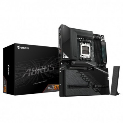 Gigabyte X870 Aorus Stealth W7 4*DRR5 HDMI PCIe5 2*SATA3 4*M2 USB3.2 ATX Socket AM5