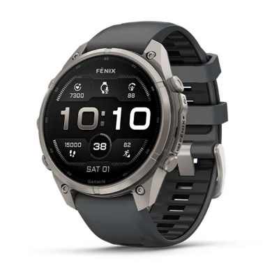 Smartwatch garmin fenix 9 pro amoled 47mm titanium correa gris