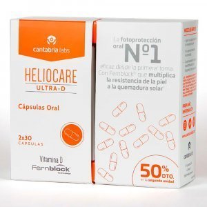 HELIOCARE ULTRA D fotoprotección desde el interior con vitamina D dúo 2 x 30 cápsulas