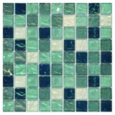 MOSAICO VIDRIO 30 X 30 CM. IRIS VERDE