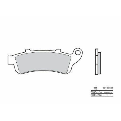 Pastillas de freno sinterizadas Brembo 07HO42SA 07HO42SA