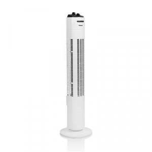 Ventilador de torre Tristar VE-5806, 79 cm, 35W, 3 ajustes, temporizador 120 min, velocidad 1950 rpm, 165 m/h, 55.7dB, oscilación 80°, blanco