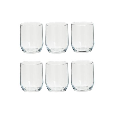 Set 6 vasos de agua de cristal coleccion paol 31,5cl