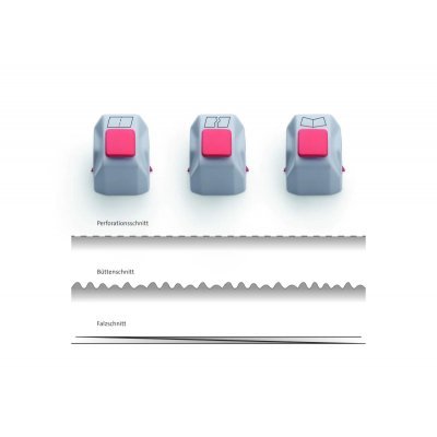 Dahle Pack de 3 Cabezales Creativos de Corte para Cizalla Dahle 508 3ª Generacion