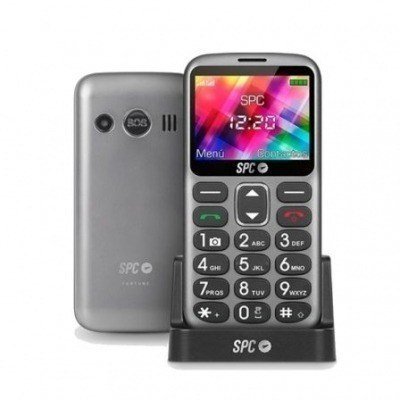 Teléfono Móvil SPC Fortune para Personas Mayores/ Negro