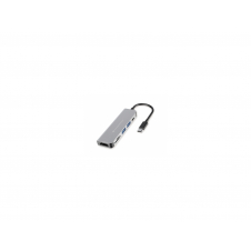 Conceptronic HUB de interfaz USB 3.2 Gen 1 (3.1 Gen 1) Type-C 5000 Mbit/s Aluminio