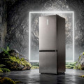 Frigorífico combi Cecotec 405 WL Elite Graphite Stone D, 200 x 59.5 x 66 cm, Total No Frost, clase D, 37 dB, 405 litros, Fresh Flex, gris - imagen 2