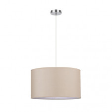 Colgante Chanza 2xe27 Cromo/beis Regx40x40 Cm