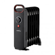 Radiador Aceite Lapacho 800w Negro Termost.reg 7 Elementos Proteccion Seg.asa 38x31,5x14cm
