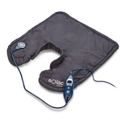 MANTA ELECTRICA CERVICAL SOLAC HELSINKI - 6 NIVELES DE TEMPERATURA - TECNOLOGÍA SENSFORT - FUNDA LAVABLE ALGODON - DISPLAY LUMINOSO - S09206500