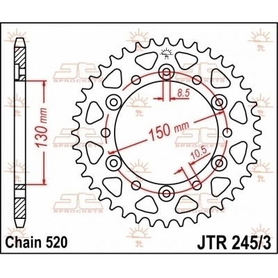 Corona JT SPROCKETS JTR245/3.47