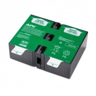 APC Replacement Battery Cartridge #124 - Batería de UPS - 1 x Ácido de plomo - para P/N: BR1200G-FR, BR1500G-FR, BX1500M, SMC1000-2U, SMC1000-2UC, SMC1000I-2U, SMC1000I-2UC