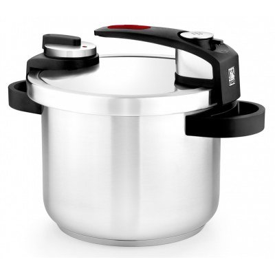 Olla a Presión Tekna A185602/ Ø22cm/ 6L/ Acero Inoxidable/ Apta para Inducción