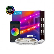 Tira led govee rgb smart wifi+bt h619a 5m - rgbic - 64 modos - control por voz