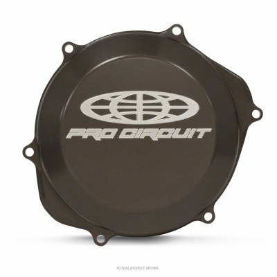 Tapa de embrague Pro Circuit para Honda CRF450R: aluminio, negro CCH02450