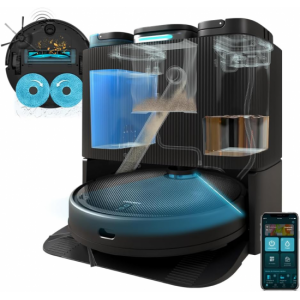 Robot aspirador Cecotec 11090 S.R. 08105, friega, autovaciado