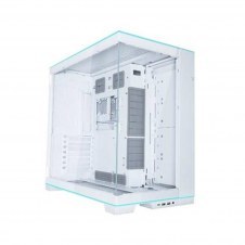 Caja ordenador gaming lian li e - atx o11d evo rgb cristal templado blanco