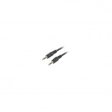 CABLE LANBERG AUDIO ESTEREO MINI JACK 3.5MM MACHO A MINI JACK 3.5MM MACHO 1.2M NEGRO CA-MJMJ-10CC-0012-BK