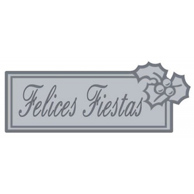ETIQ.REG. R.300 FELICES FIESTAS PLATA