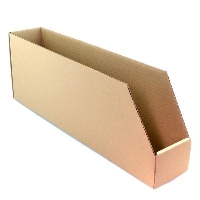 Caja de cartón automontable V PARTS para organización de stock - 560x100x200mm 303092